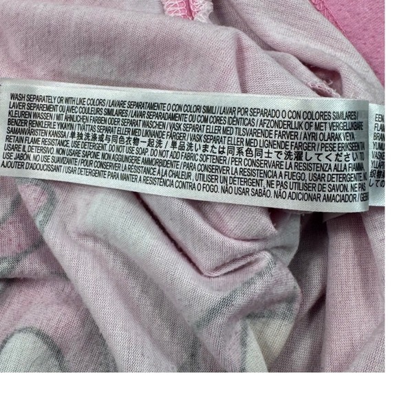 Disney Minnie Mouse Pink Polka Dot Nightgown Pajama Dress Kids Size 4 - Picture 9 of 12